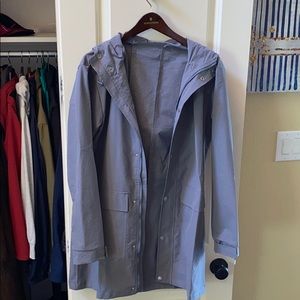 Light Grey Raincoat $27